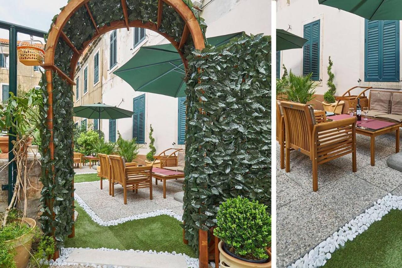 Mediteran With Garden Next To Beach And Old Town Dubrovnik Exterior foto